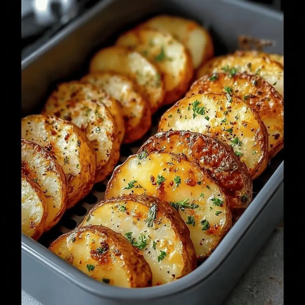 Air Fryer Sliced Potatoes