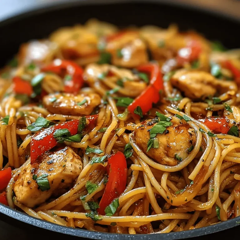 Easy Chicken Spaghetti Lo Mein