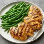Honey-Mustard Grilled Chicken with Green Beans recipe
