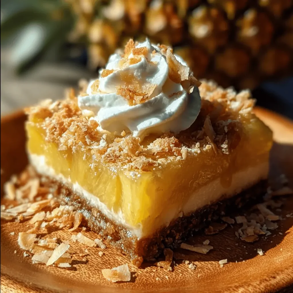 Irresistible Pineapple Bliss Bars Recipe