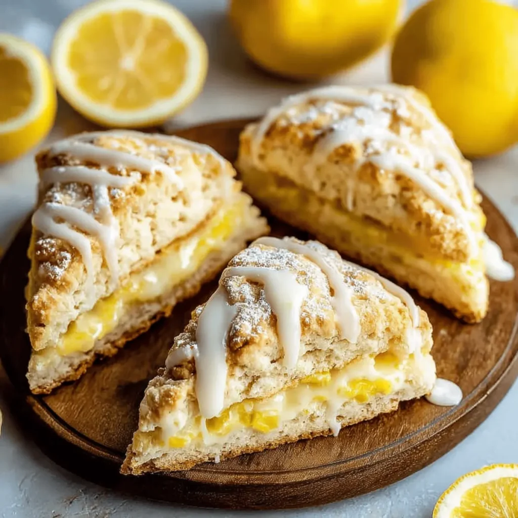 Make Flaky Lemon Scones