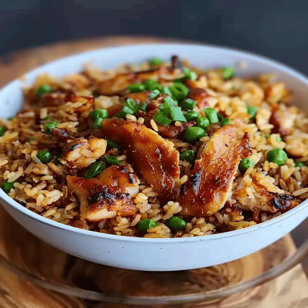 Savory Japanese BBQ Chicken Fried Rice Extravaganza