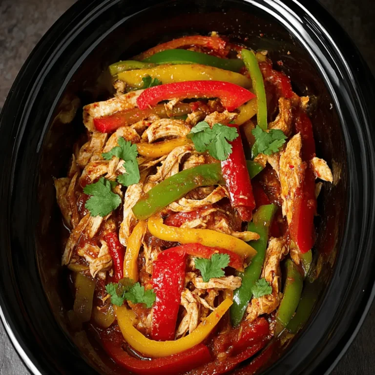 Slow Cooker Chicken Fajitas