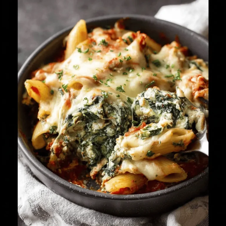 Spinach Ricotta Pasta Bake