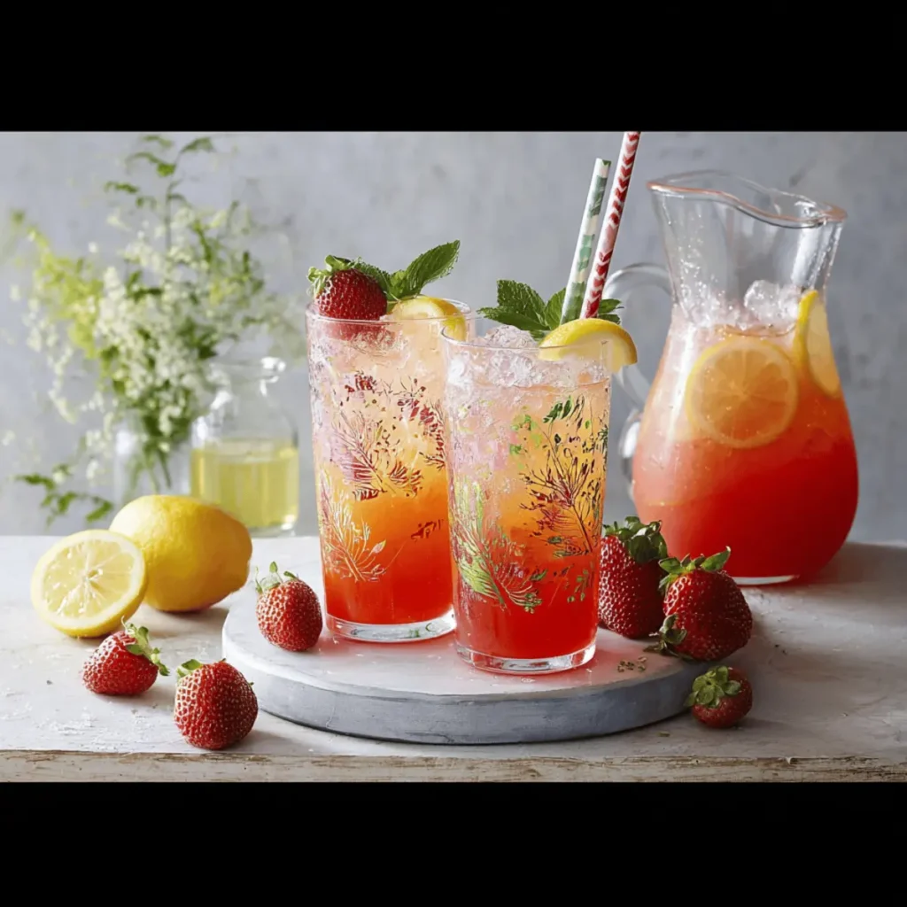 Strawberry lemonade