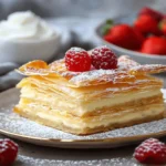 Vanilla Custard Puff Pastry Cake
