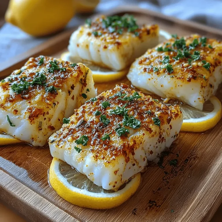Zesty Lemon Garlic Baked Cod: A Fresh Take on a Classic Dish