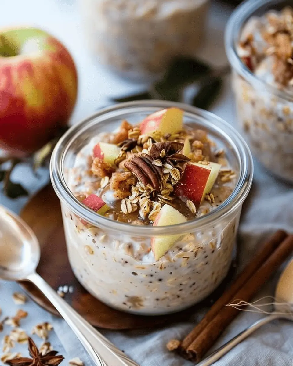 Apple Pie Overnight Oats