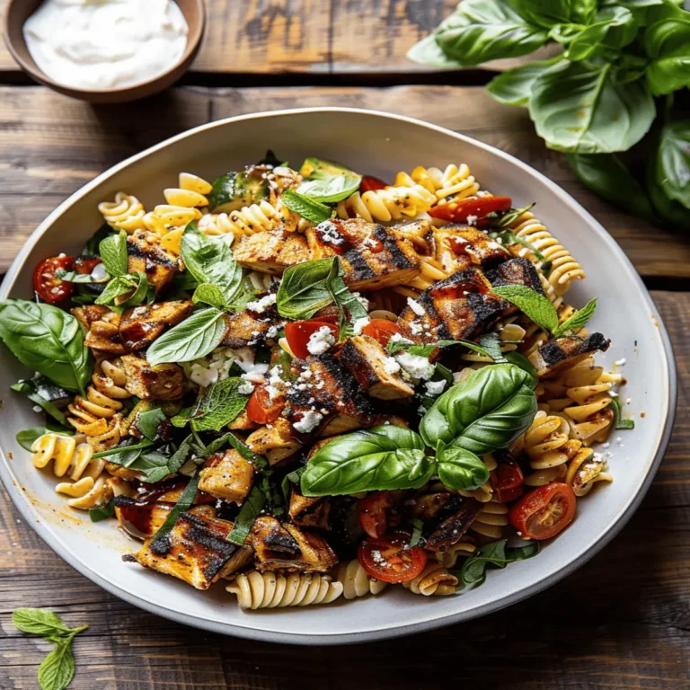 BBQ Chicken Ranch Pasta Salad.