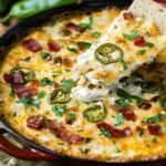 Baked Jalapeno Popper Dip