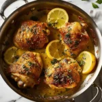 Baked Lemon Butter Chicken Thighs
