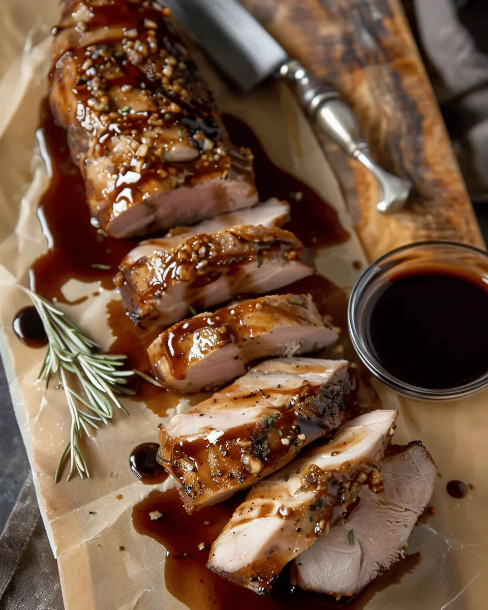Balsamic Glazed Pork Tenderloin: Juicy and Easy Weeknight Delight