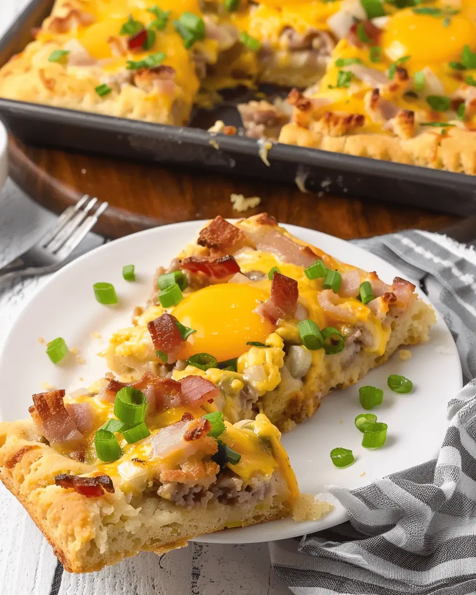 Biscuit Breakfast Pizza