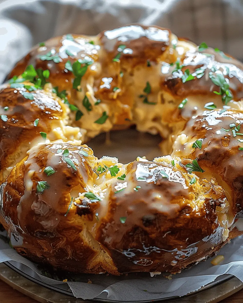 Chicken Alfredo Monkey Bread: Indulgent Twist on Comfort Food