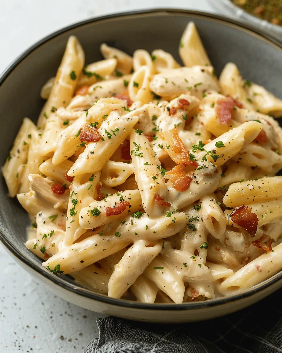 Chicken Bacon Ranch Pasta: A Comforting Weeknight Delight