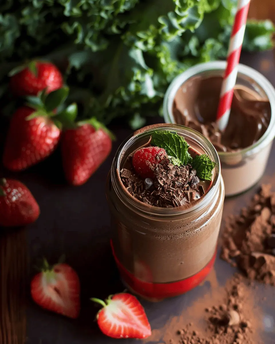 Chocolate Strawberry Smoothie