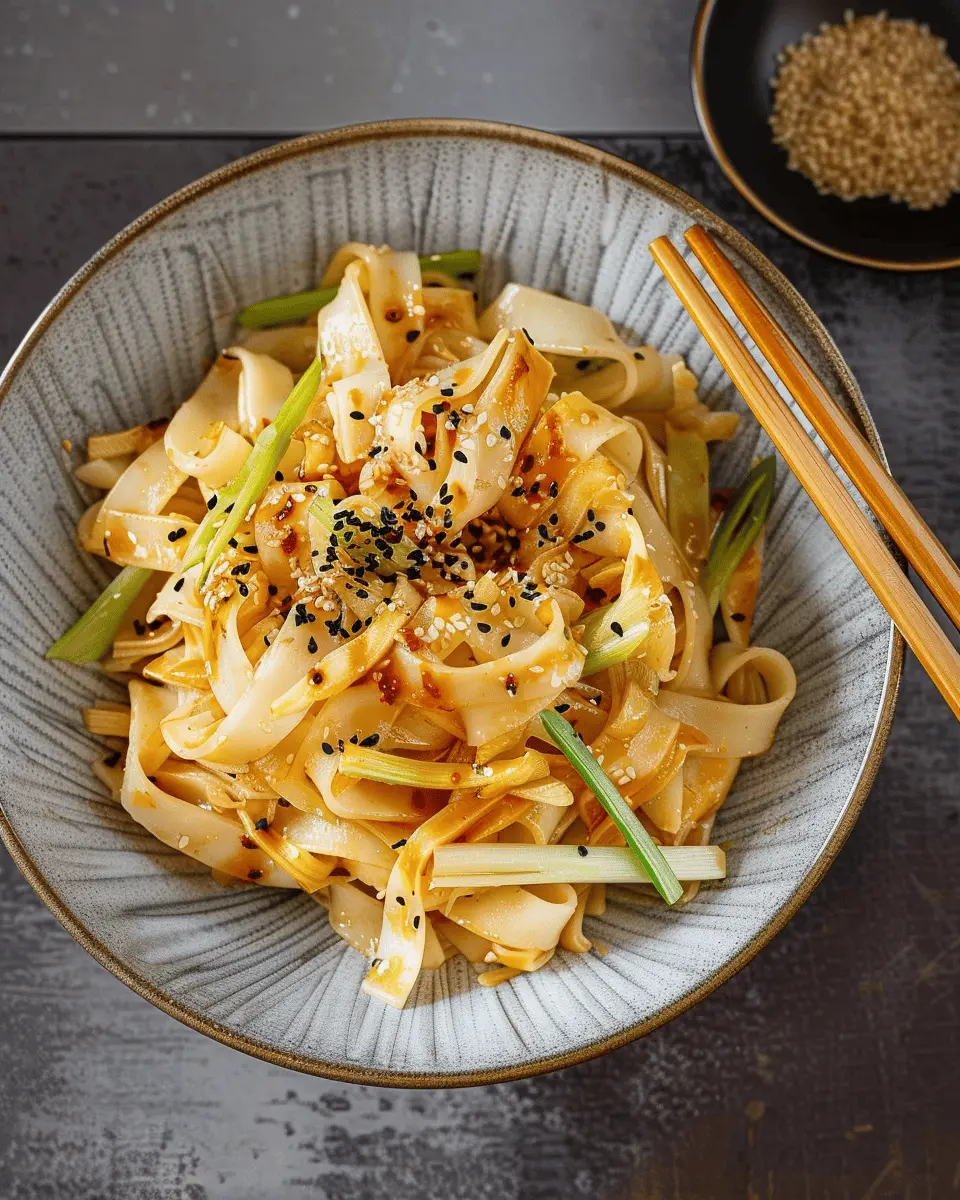 Cold Sesame Noodles: Easy Recipe with Turkey Bacon and Veggies
