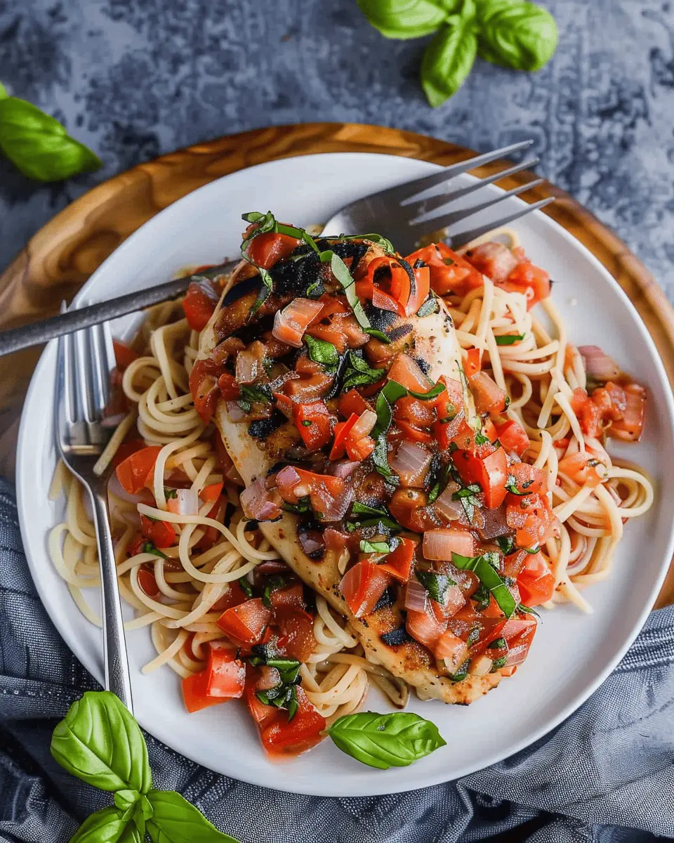 Easy Bruschetta Chicken Recipe