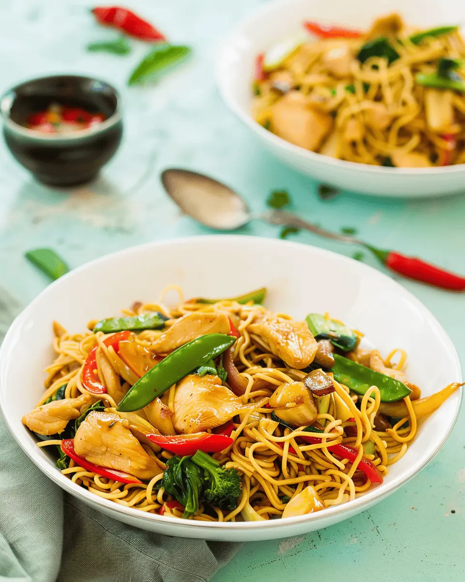Easy Homemade Chicken Stir Fry: Quick & Delicious Noodle Meal