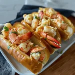 Garlic butter lobster rolls