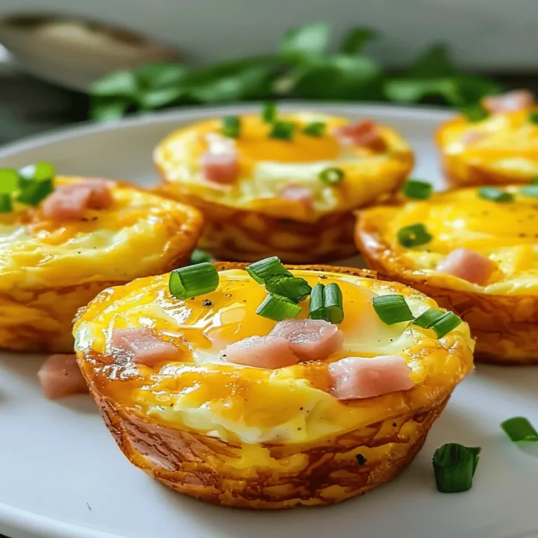 Ham and Cheese Egg Muffins