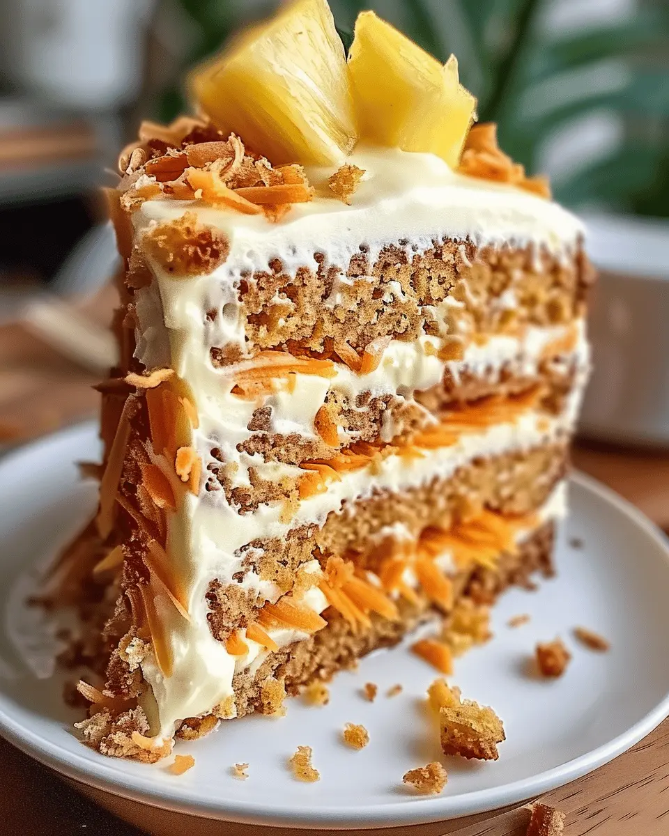Hawaiian Carrot Pineapple Cake Recipe