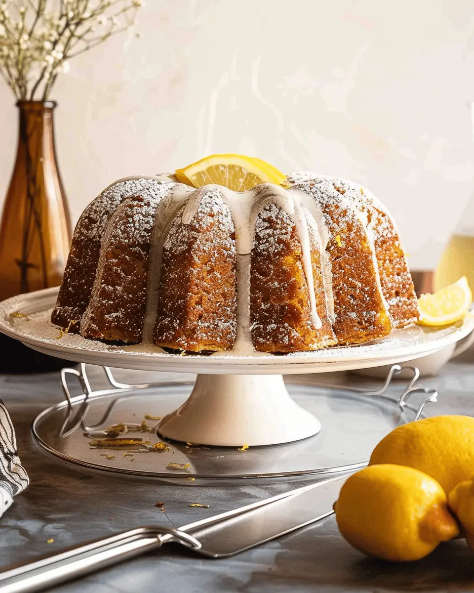 Italian Lemon Pound Cake Recipe: Easy and Moist Delight for Your Home