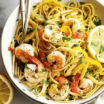 Lemon Garlic Shrimp Pasta