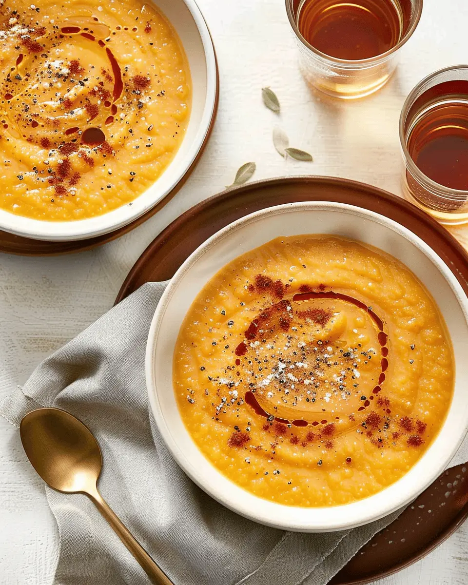 Maple Butternut Squash Soup