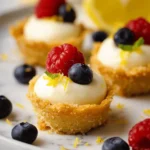 Mini No-Bake Lemon Cheesecake Tarts