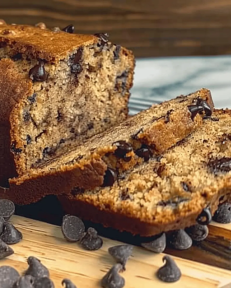 Moist Chocolate Chip Banana Bread