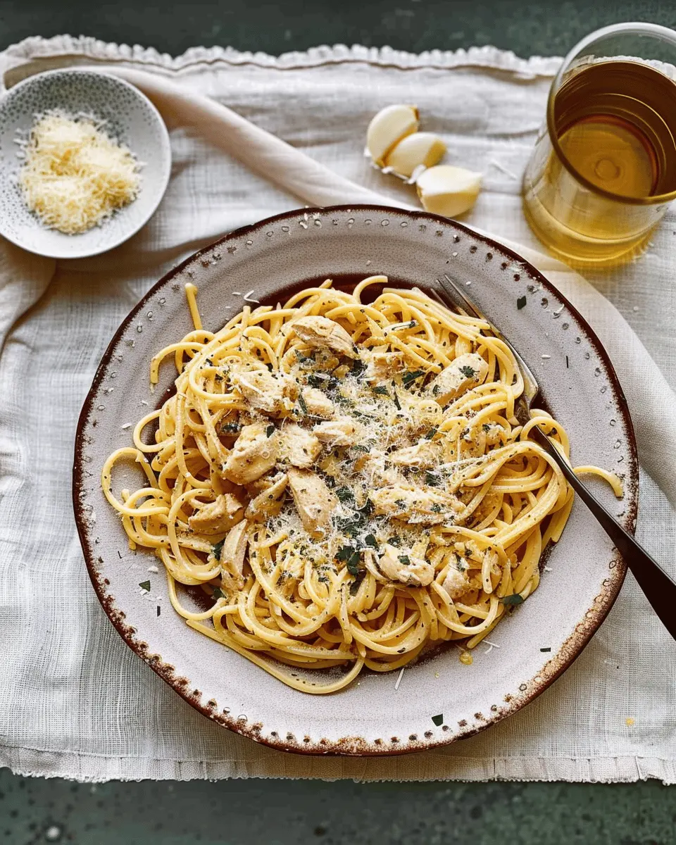 One Pot Garlic Parmesan Chicken Pasta: Easy Comfort Food Delight