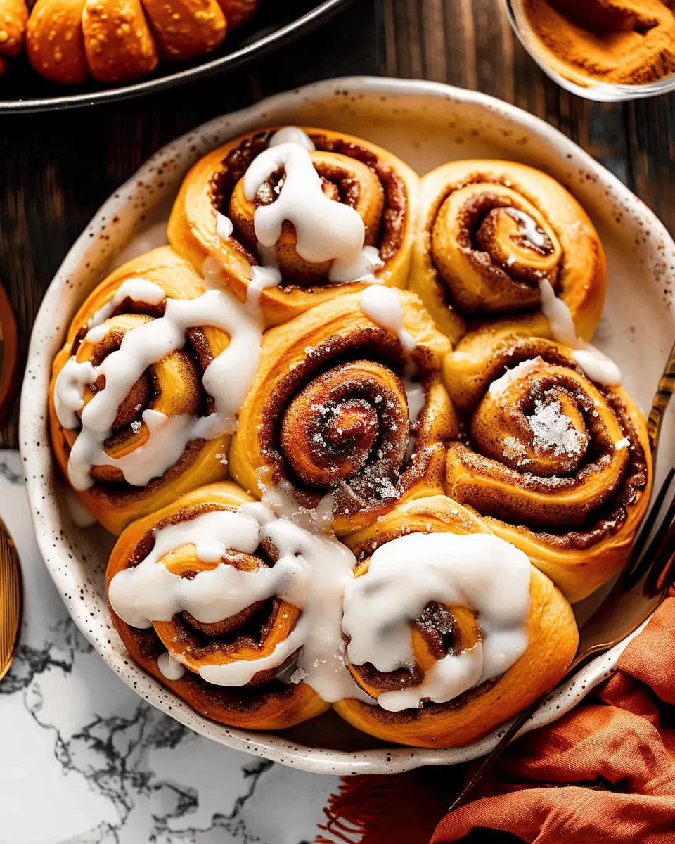 Pumpkin Cinnamon Rolls: Irresistibly Soft & Spiced Bliss