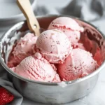 Roasted Strawberry Shortcake Ice Cream