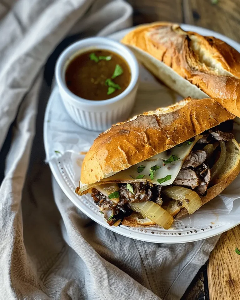 Slow Cooker French Dip Sandwiches