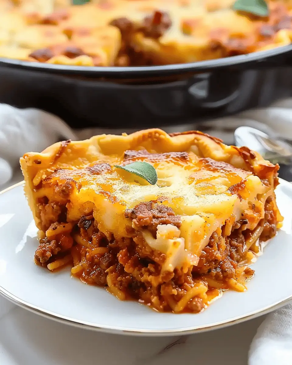 Spaghetti Pie Recipe