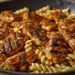 Spicy Cajun Honey Butter Chicken & Pasta