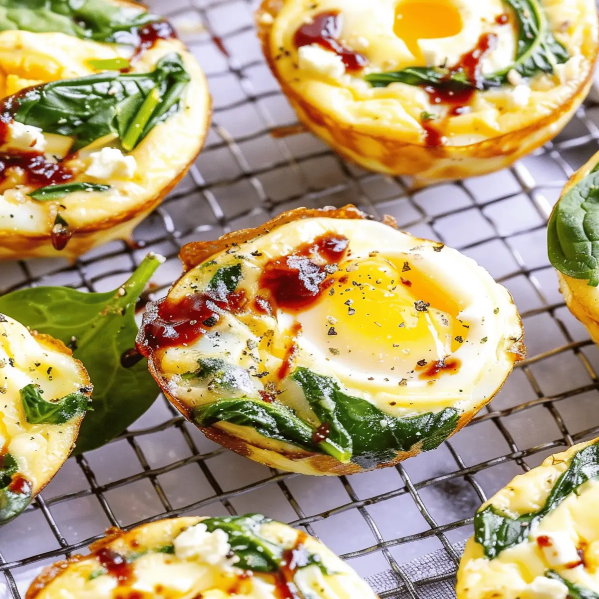 Spinach Feta Egg Cups: Irresistibly Easy and Flavor-Packed!