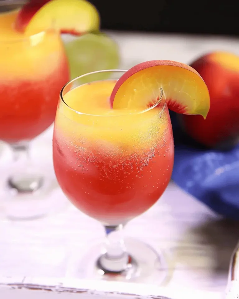 Strawberry Peach Daiquiri