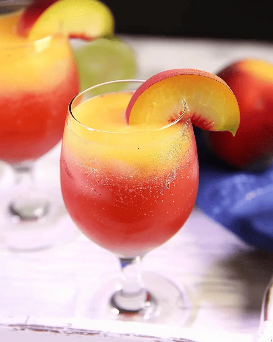 Strawberry Peach Daiquiri