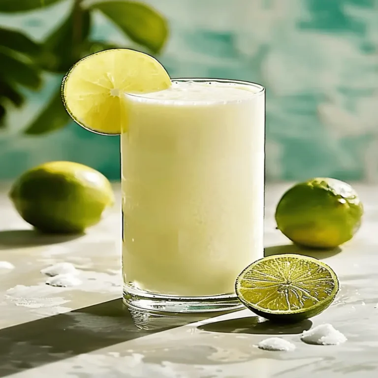 The Perfect Brazilian Lemonade: Creamy, Citrusy, and Totally Addictive