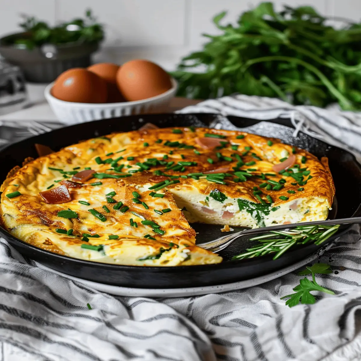 Three Cheese Keto Frittata: Easy, Cheesy Bliss at Home