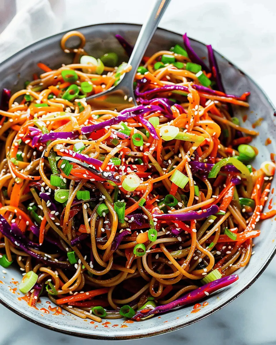Veggie Sesame Noodles: Easy & Flavorful Comfort Dish for All
