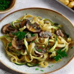 Zucchini Mushroom Pasta
