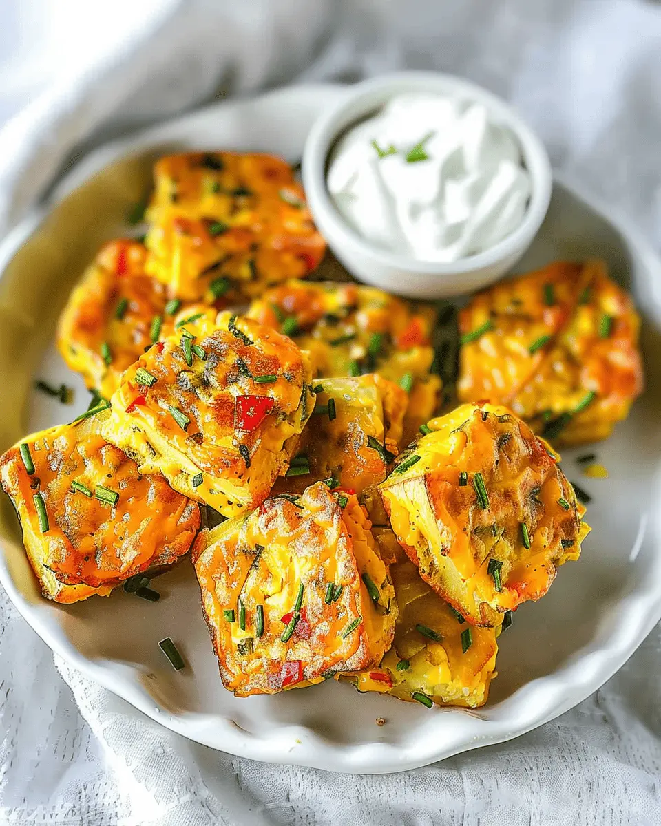 Potato Cheddar and Chive Egg Bites: Easy Better-than-Starbucks Copycat