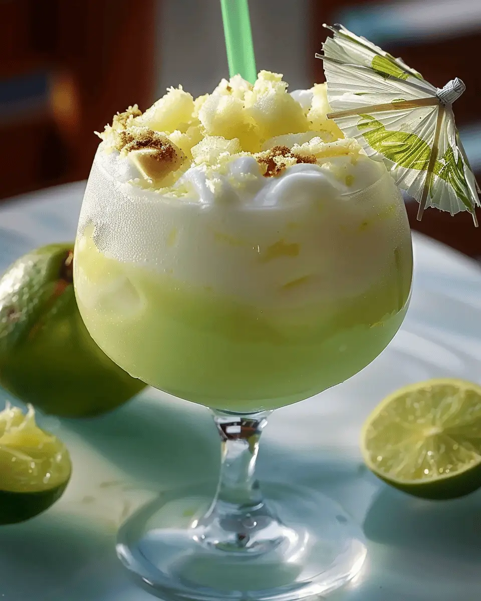 Key Lime Colada: Indulge in This Refreshing Tropical Delight