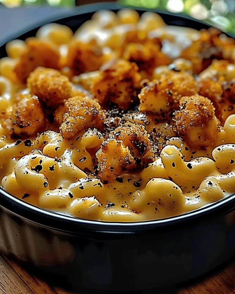 Creamy Honey Pepper Chicken Mac and Cheese Delight