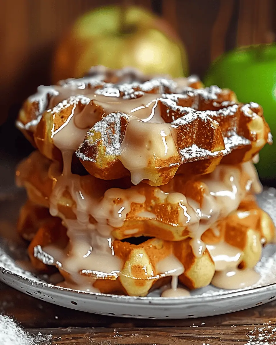 Apple Fritter Waffle Donuts: The Best Indulgent Twist on Breakfast