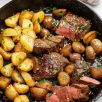 Garlic Butter Steak and Potatoes