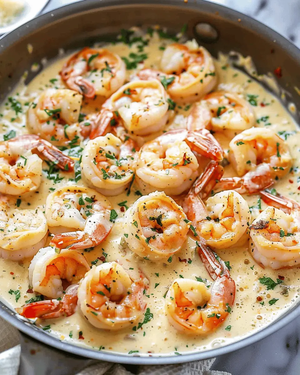 Creamy Garlic Shrimp With Parmesan: Indulgent Low Carb Delight